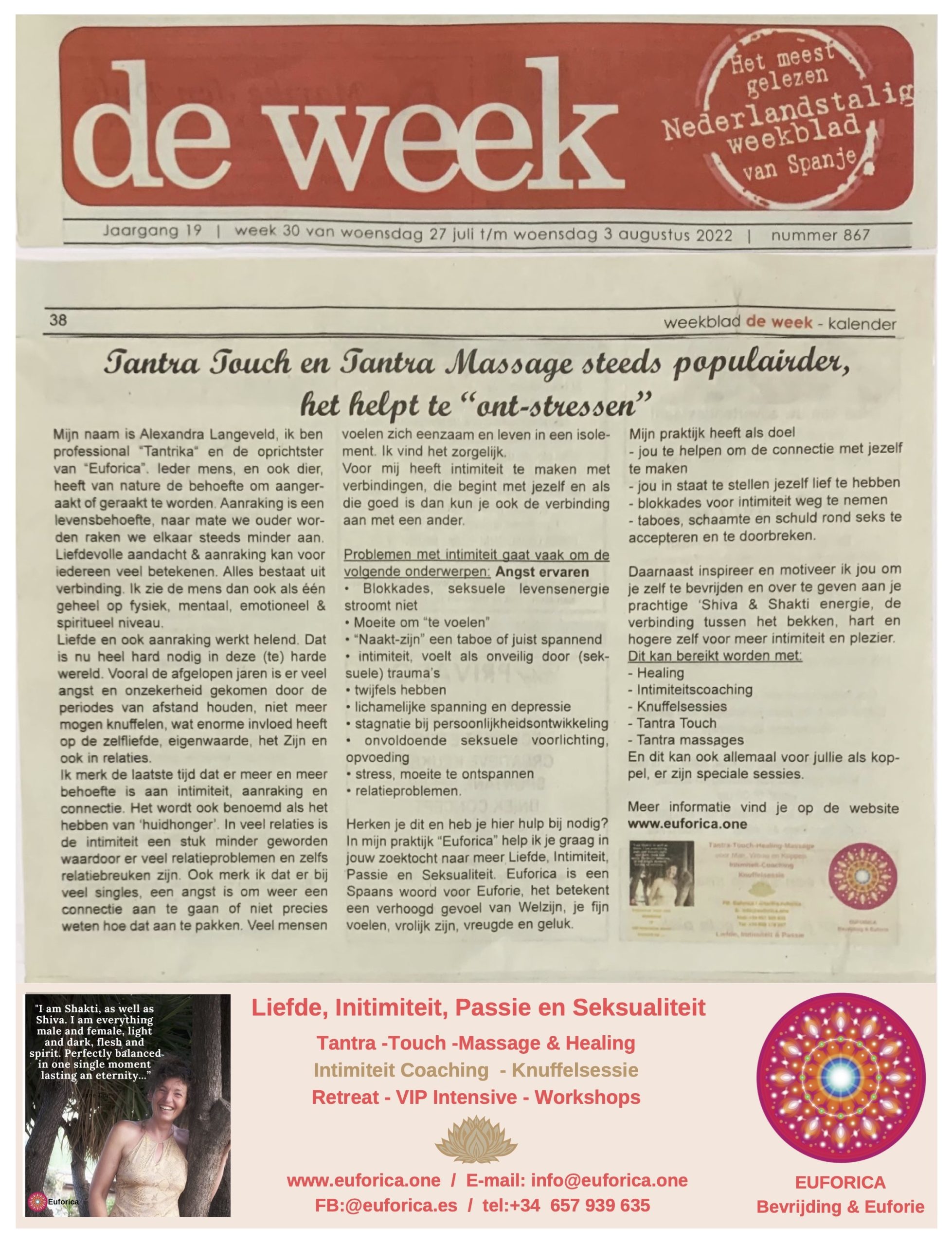 Tantra massage steeds populairder - Euforica .